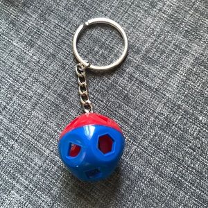 Set of 5 Tupperware Shape-O toy key chains